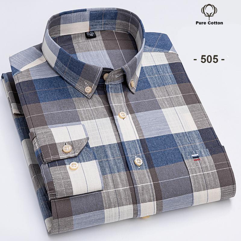 long sleeve shirts Pure Cotton